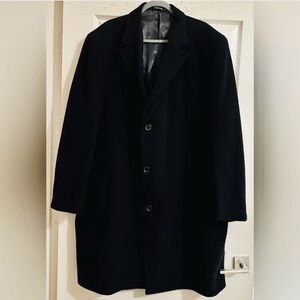 Men’s CALVIN KLEIN Wool Cashmere Blend Long Coat Jacket 50 L